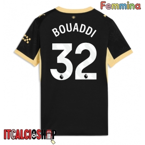 Manchester City Ayyoub Bouaddi #32 Seconda Maglia Femmina 2026-27 Manica Corta